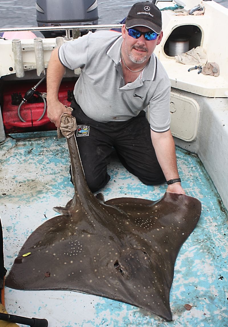 common skate, deepwater angling, offshore, terrys travels, specimens